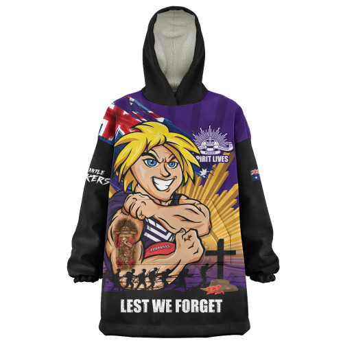 Fremantle Snug Hoodie ANZAC Day Honour And Football Legacy