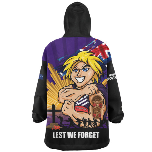 Fremantle Snug Hoodie ANZAC Day Honour And Football Legacy