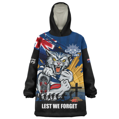 Geelong Cats Snug Hoodie ANZAC Day Honour And Football Legacy