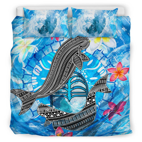 Australia Torres Strait Bedding Set - Sea, Dhari And Dugongs Australia Torres Strait Bedding Set - Sea, Dhari And Dugongs