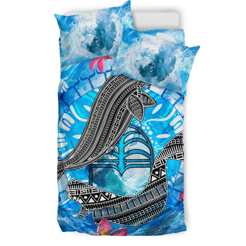 Australia Torres Strait Bedding Set - Sea, Dhari And Dugongs Australia Torres Strait Bedding Set - Sea, Dhari And Dugongs