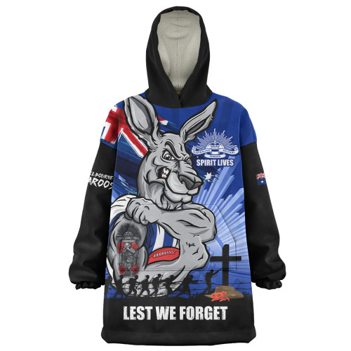 North Melbourne Snug Hoodie ANZAC Day Honour And Football Legacy