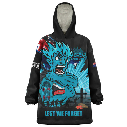 Port Adelaide Snug Hoodie ANZAC Day Honour And Football Legacy