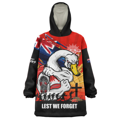 Sydney Swans Snug Hoodie ANZAC Day Honour And Football Legacy