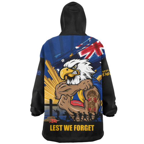 West Coast Eagles Snug Hoodie ANZAC Day Honour And Football Legacy