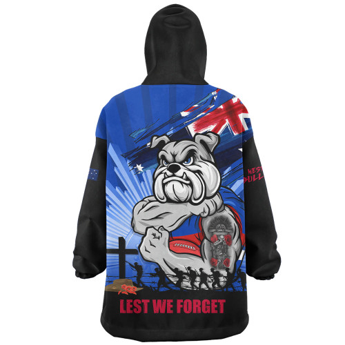 Western Bulldogs Snug Hoodie ANZAC Day Honour And Football Legacy
