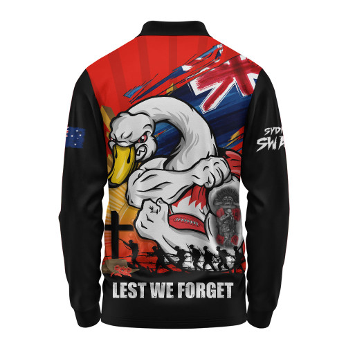 Sydney Swans Long Sleeve Polo Shirt ANZAC Day Honour And Football Legacy