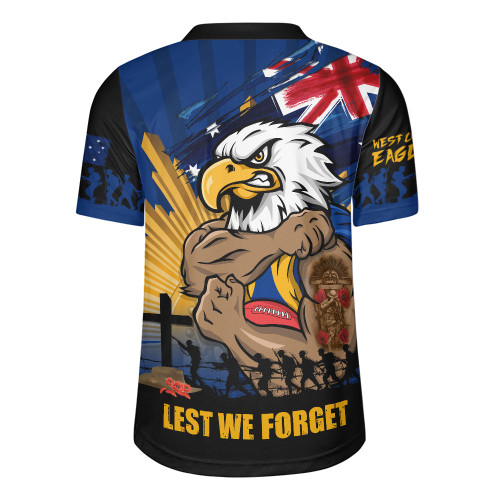 West Coast Eagles Rugby Jersey ANZAC Day Honour And Football Legacy