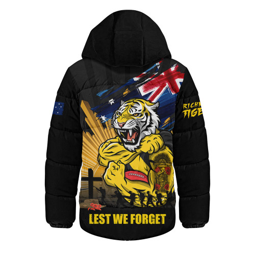 Richmond Hooded Padded Jacket ANZAC Day Honour And Football Legacy
