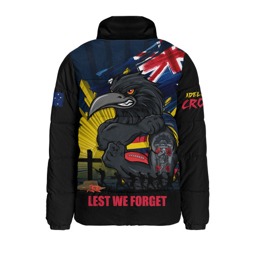 Adelaide Crows Padded Jacket ANZAC Day Honour And Football Legacy