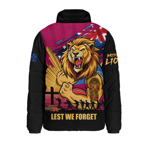 Brisbane Lions Padded Jacket ANZAC Day Honour And Football Legacy