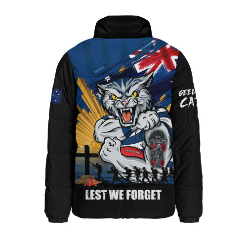 Geelong Cats Padded Jacket ANZAC Day Honour And Football Legacy