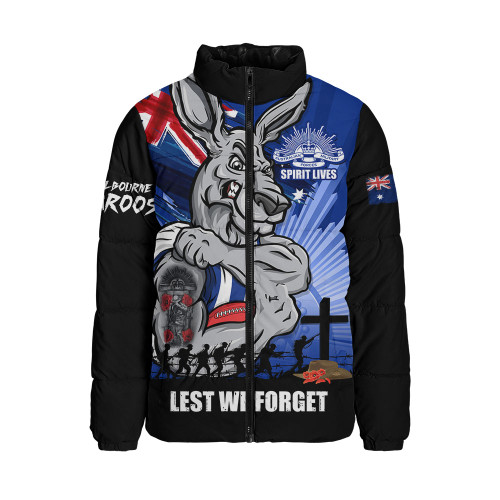 North Melbourne Padded Jacket ANZAC Day Honour And Football Legacy