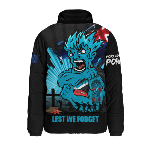 Port Adelaide Padded Jacket ANZAC Day Honour And Football Legacy