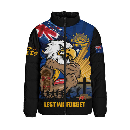West Coast Eagles Padded Jacket ANZAC Day Honour And Football Legacy