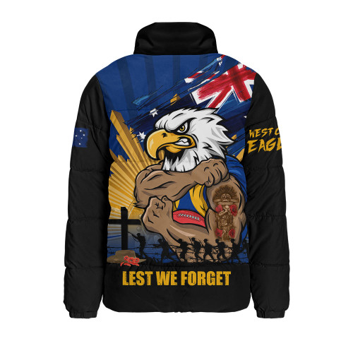 West Coast Eagles Padded Jacket ANZAC Day Honour And Football Legacy