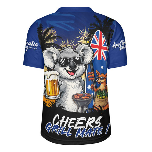 Australia Rugby Jersey Australia Day Coastal BBQ Beer Summer Vibes