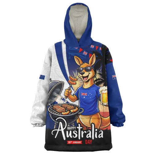 Australia Snug Hoodie Australia Day Kangaroo Summer Fest Celebration