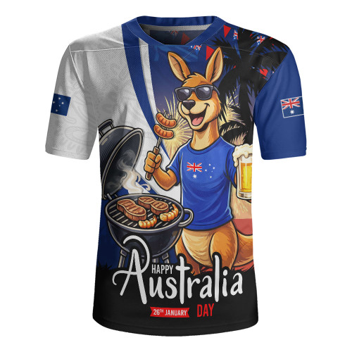 Australia Rugby Jersey Australia Day Kangaroo Summer Fest Celebration