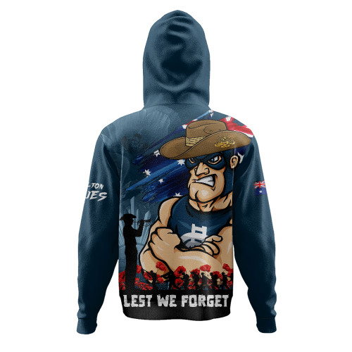 Carlton Hoodie ANZAC Inspired Football Fan Memorial Design