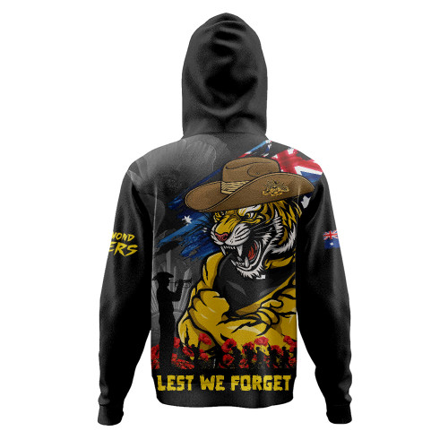 Richmond Hoodie ANZAC Inspired Football Fan Memorial Design