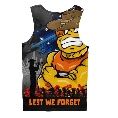 GWS GIANTS Men Singlet ANZAC Inspired Football Fan Memorial Design