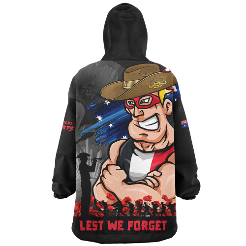 St Kilda Snug Hoodie ANZAC Inspired Football Fan Memorial Design