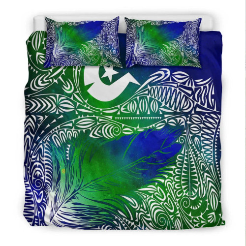 Australia Torres Strait Islander Bedding Set - Feather Torres AetherT