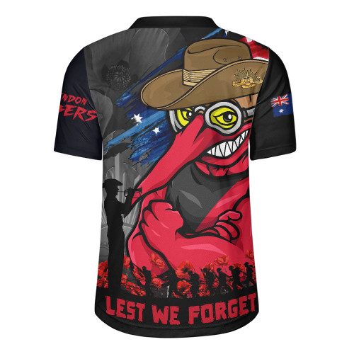 Essendon Rugby Jersey ANZAC Inspired Football Fan Memorial Design