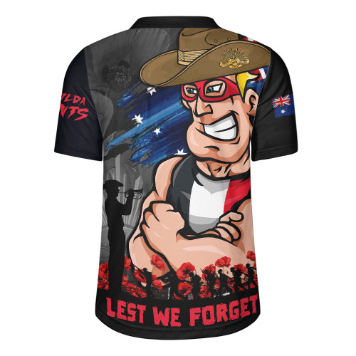 St Kilda Rugby Jersey ANZAC Inspired Football Fan Memorial Design