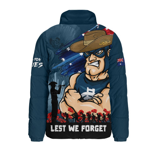 Carlton Padded Jacket ANZAC Inspired Football Fan Memorial Design