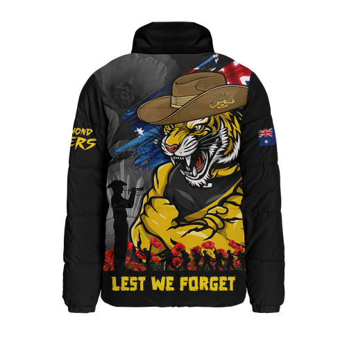 Richmond Padded Jacket ANZAC Inspired Football Fan Memorial Design