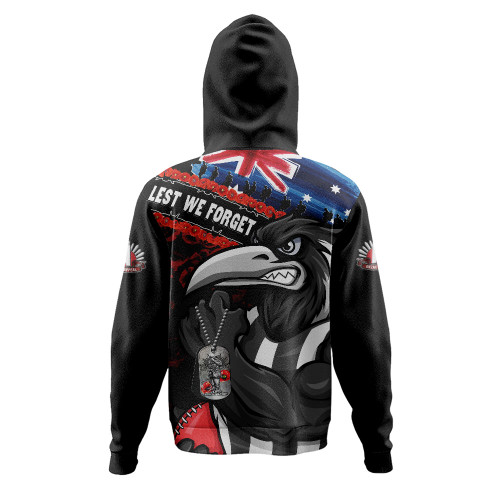 Collingwood Hoodie Lest We Forget Eternal Honor