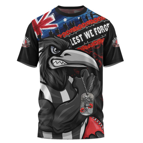 Collingwood T-Shirt Lest We Forget Eternal Honor