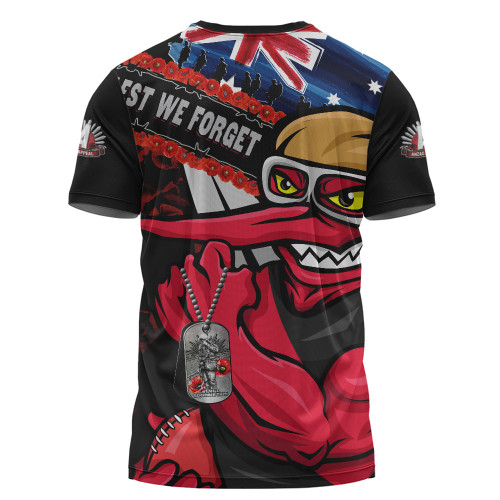 Essendon T-Shirt Lest We Forget Eternal Honor