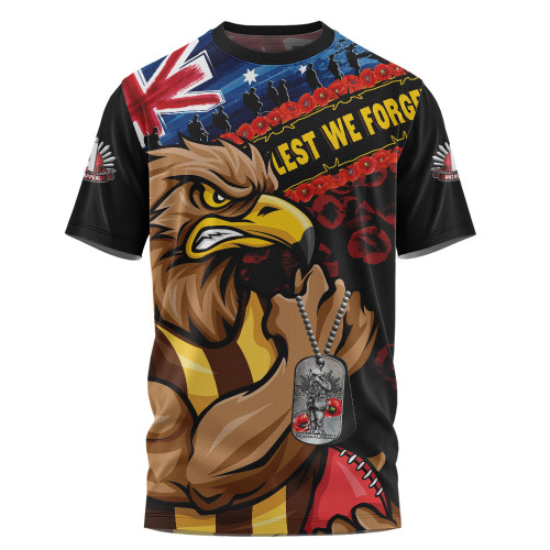 Hawthorn T-Shirt Lest We Forget Eternal Honor