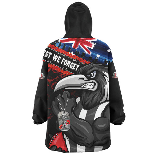 Collingwood Snug Hoodie Lest We Forget Eternal Honor