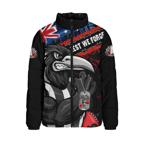 Collingwood Padded Jacket Lest We Forget Eternal Honor