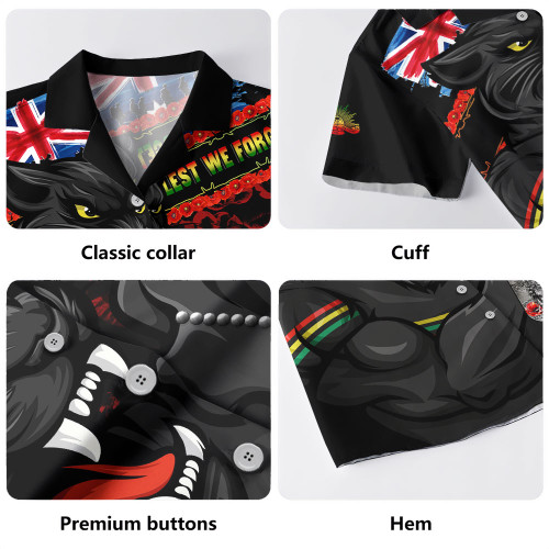 Penrith Panthers Hawaiian Shirt Anzac Remembrance Of The Fallen