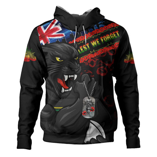 Penrith Panthers Hoodie Anzac Remembrance Of The Fallen