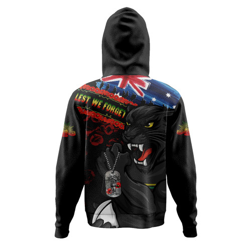 Penrith Panthers Hoodie Anzac Remembrance Of The Fallen
