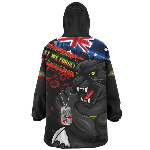 Penrith Panthers Snug Hoodie Anzac Remembrance Of The Fallen