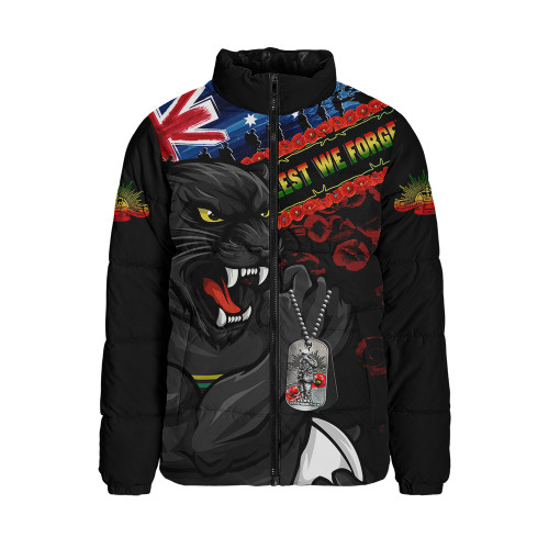 Penrith Panthers Padded Jacket Anzac Remembrance Of The Fallen