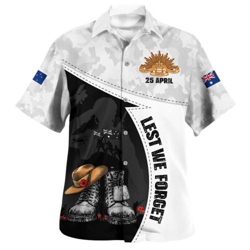 Australia Hawaiian Shirt Anzac Day Proud Remembrance Of Fallen Heroes