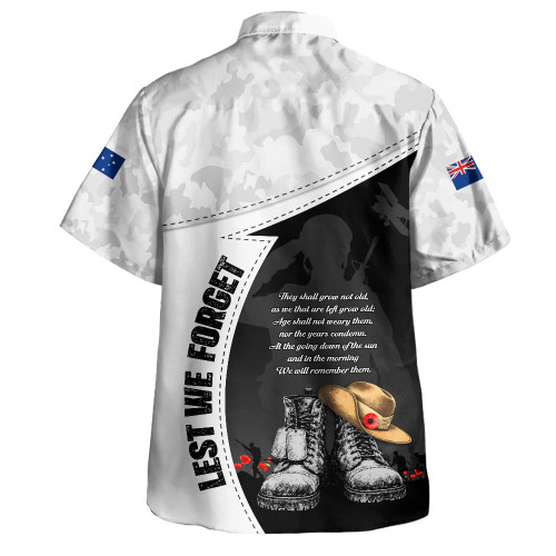 Australia Hawaiian Shirt Anzac Day Proud Remembrance Of Fallen Heroes