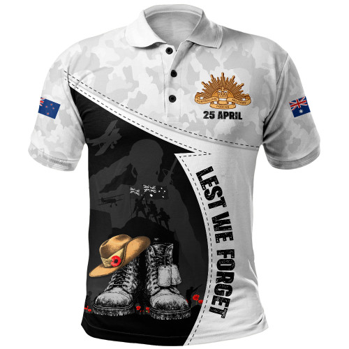 Australia Polo Shirt Anzac Day Proud Remembrance Of Fallen Heroes