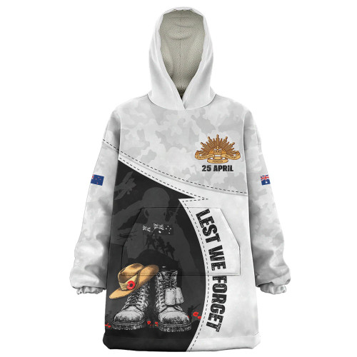 Australia Snug Hoodie Anzac Day Proud Remembrance Of Fallen Heroes