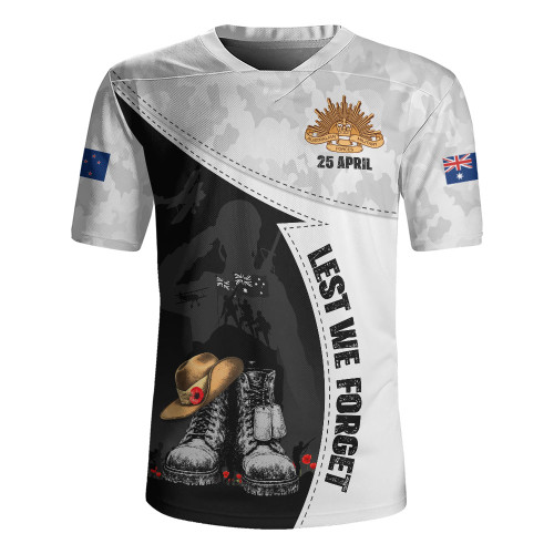 Australia Rugby Jersey Anzac Day Proud Remembrance Of Fallen Heroes