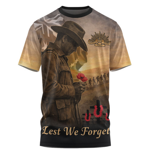 Australia T-Shirt Anzac Day At Dawn We Remember