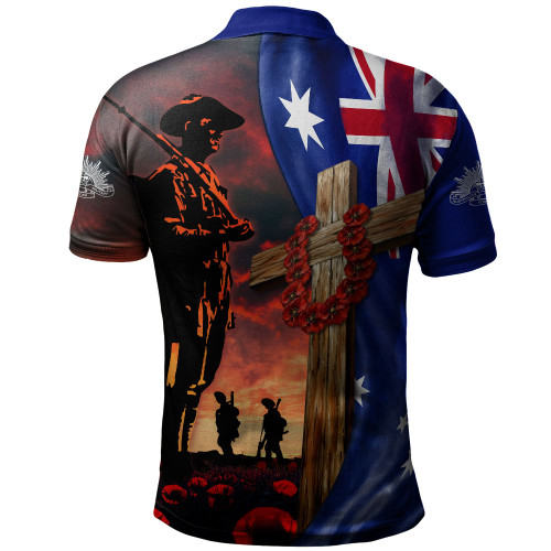 Australia Polo Shirt Lest We Forget Remembrance